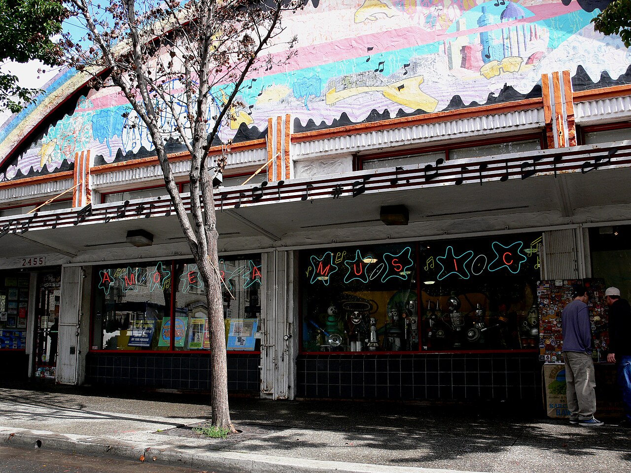 Amoeba Music storefront on Telegraph Avenue in Berkeley