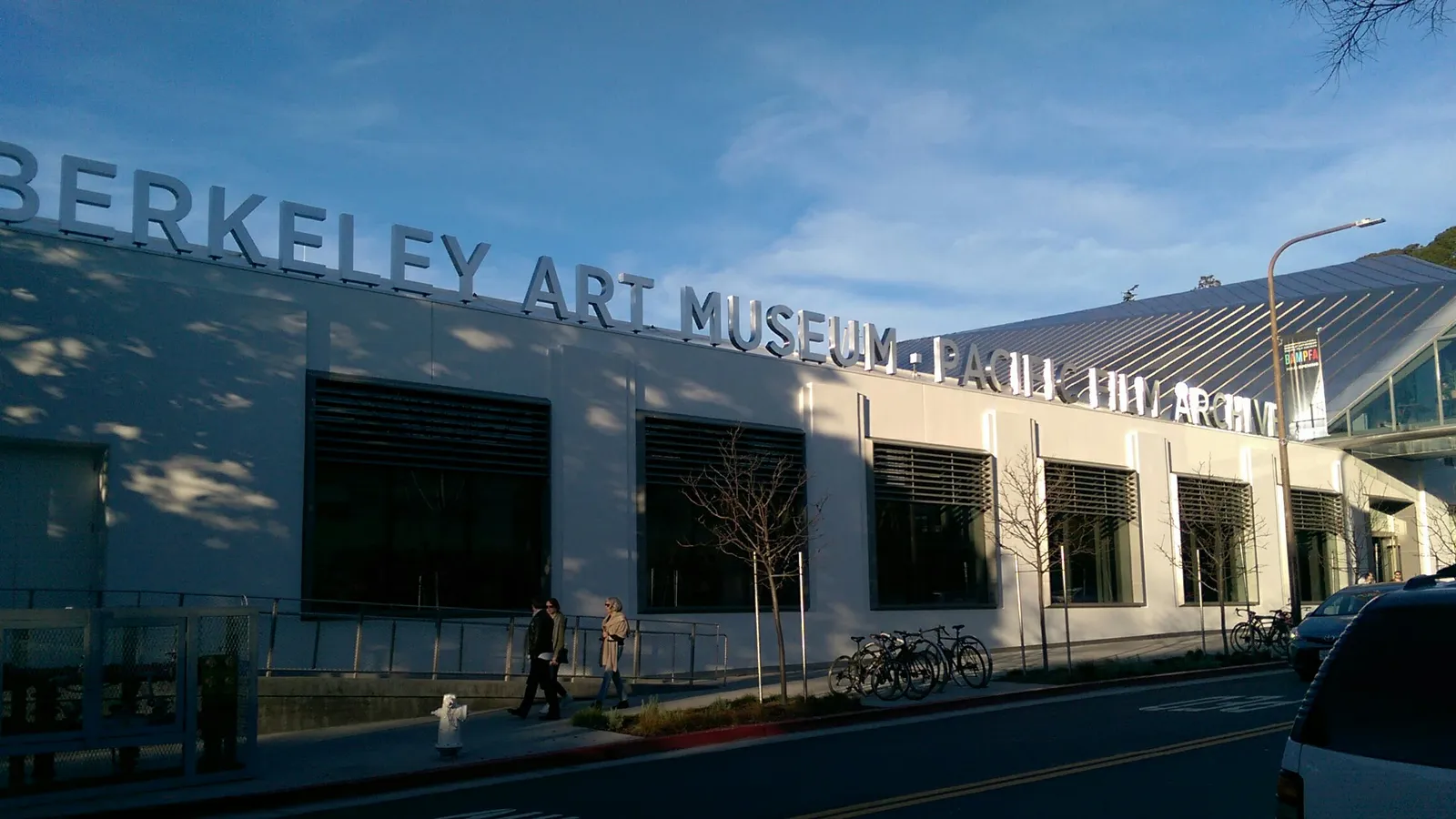 The Berkeley Art Museum and Pacific Film Archive exterior in Downtown Berkeley