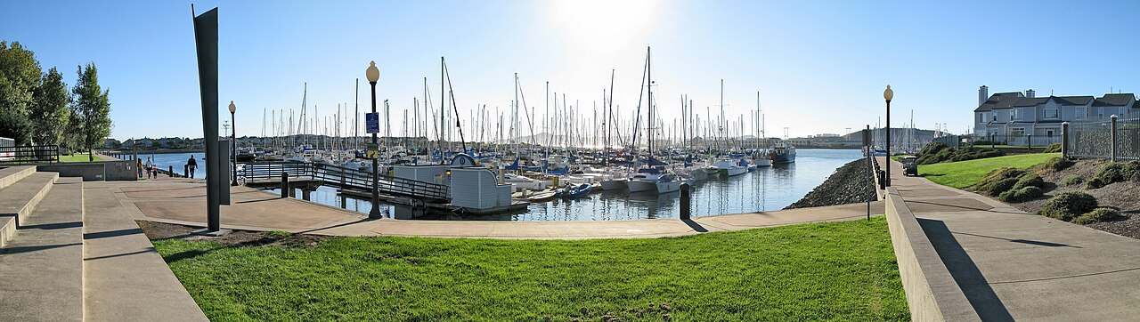Boats at D Dock in Richmond's Marina Bay Yacht Harbor